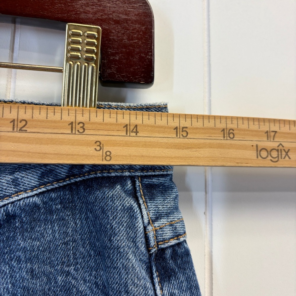 Vintage Lucky Brand Dungarees Y2K Western Low Rise Bootleg Jeans Women Size 10 - Picture 4 of 14